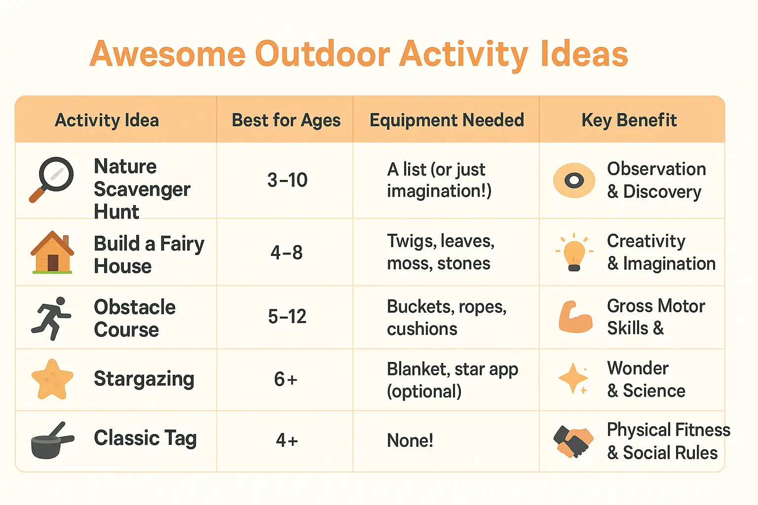 Heartwarming image showing Outdoor activities for kids illustration demonstrating emotional connection and joy created by outdoor activities for kids for family bonding and storytelling