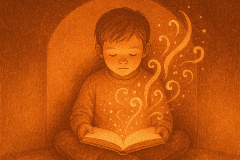 Heartwarming image showing Featured image for story for kids article demonstrating emotional connection and joy created by story for kids for family bonding and storytelling