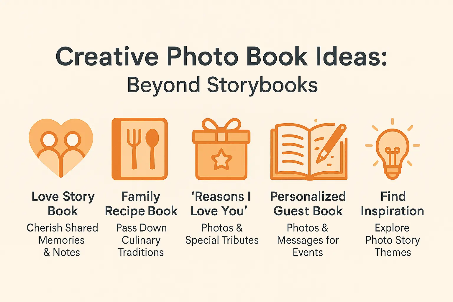 Make personalized photo book your child the hero 🌟 4 Educational visual about Creative personalized photo book ideas related to personalized book with photo with professional design and engaging content for parents