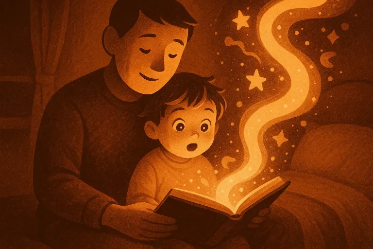 Heartwarming image showing Featured image for kids stories article demonstrating emotional connection and joy created by kids stories for family bonding and storytelling