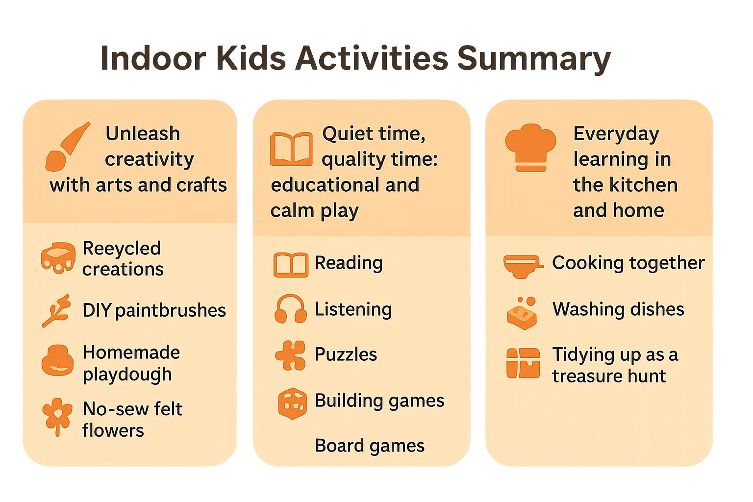 Heartwarming image showing Kids crafting with household items demonstrating emotional connection and joy created by kids activities for family bonding and storytelling