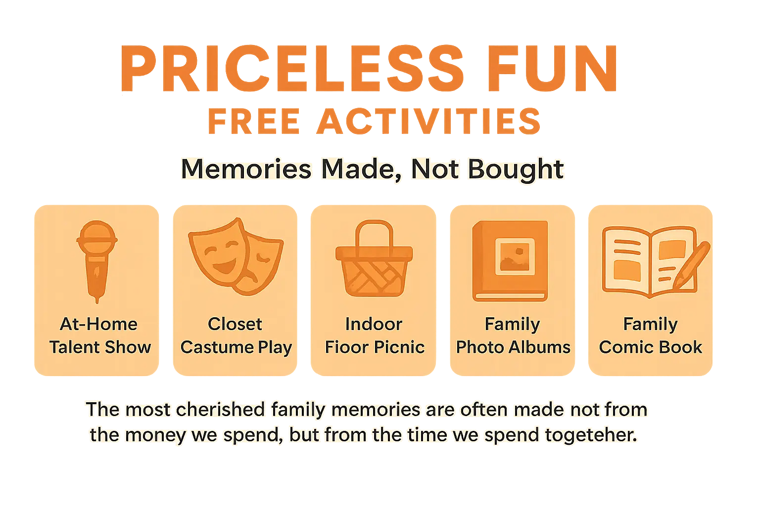 Heartwarming image showing Kids playing with household items demonstrating emotional connection and joy created by indoor activities for kids for family bonding and storytelling