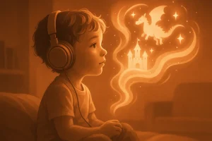 Audio stories for kids: screen-free imagination sparks 🎧