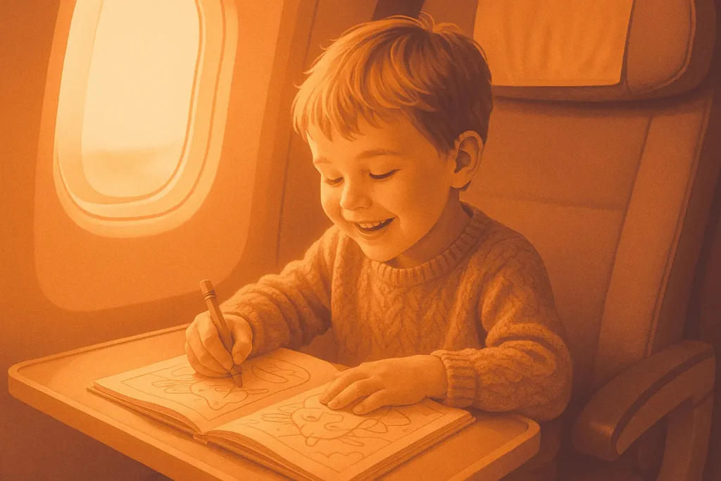 Stress-free flights: Fun airplane activities for kids