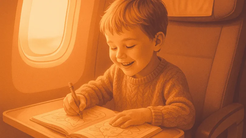 Stress-free flights: Fun airplane activities for kids