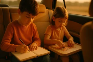 Creative screen-free travel activities for kids