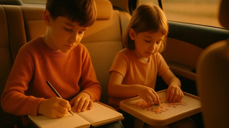 Creative screen-free travel activities for kids