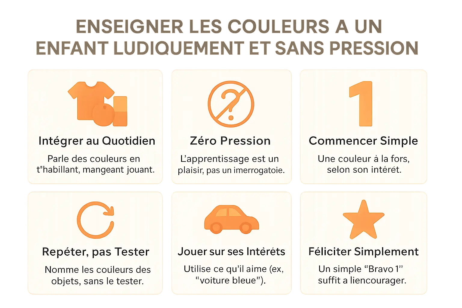 Couleurs & découvertes : rendre chaque jour coloré 3 Illustration pédagogique sur l'apprentissage des couleurs