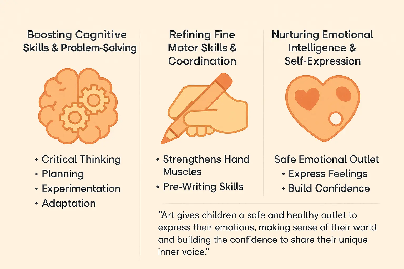 Child engaging in art activity