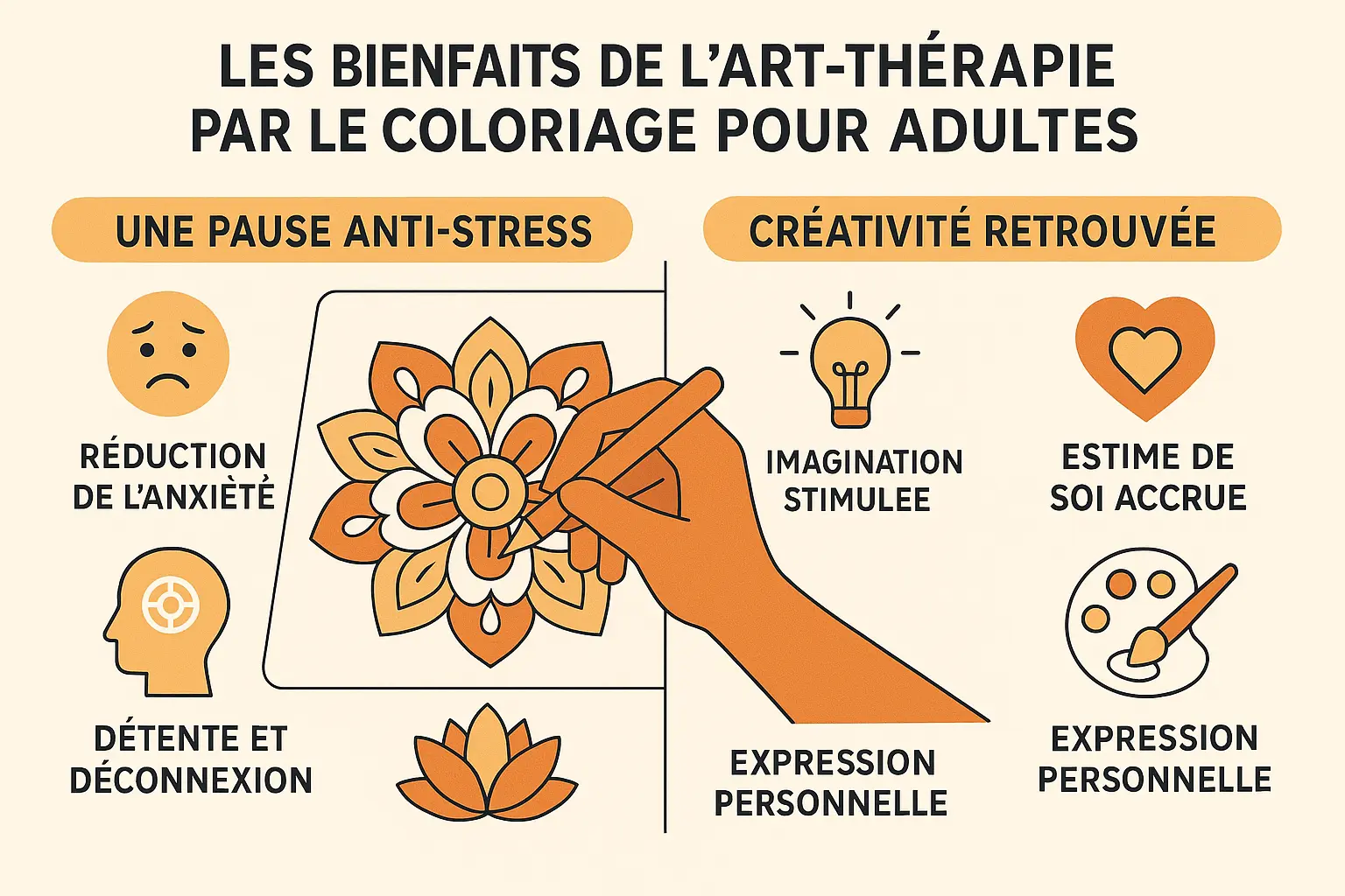 art therapie bienfaits du coloriage pour adultes