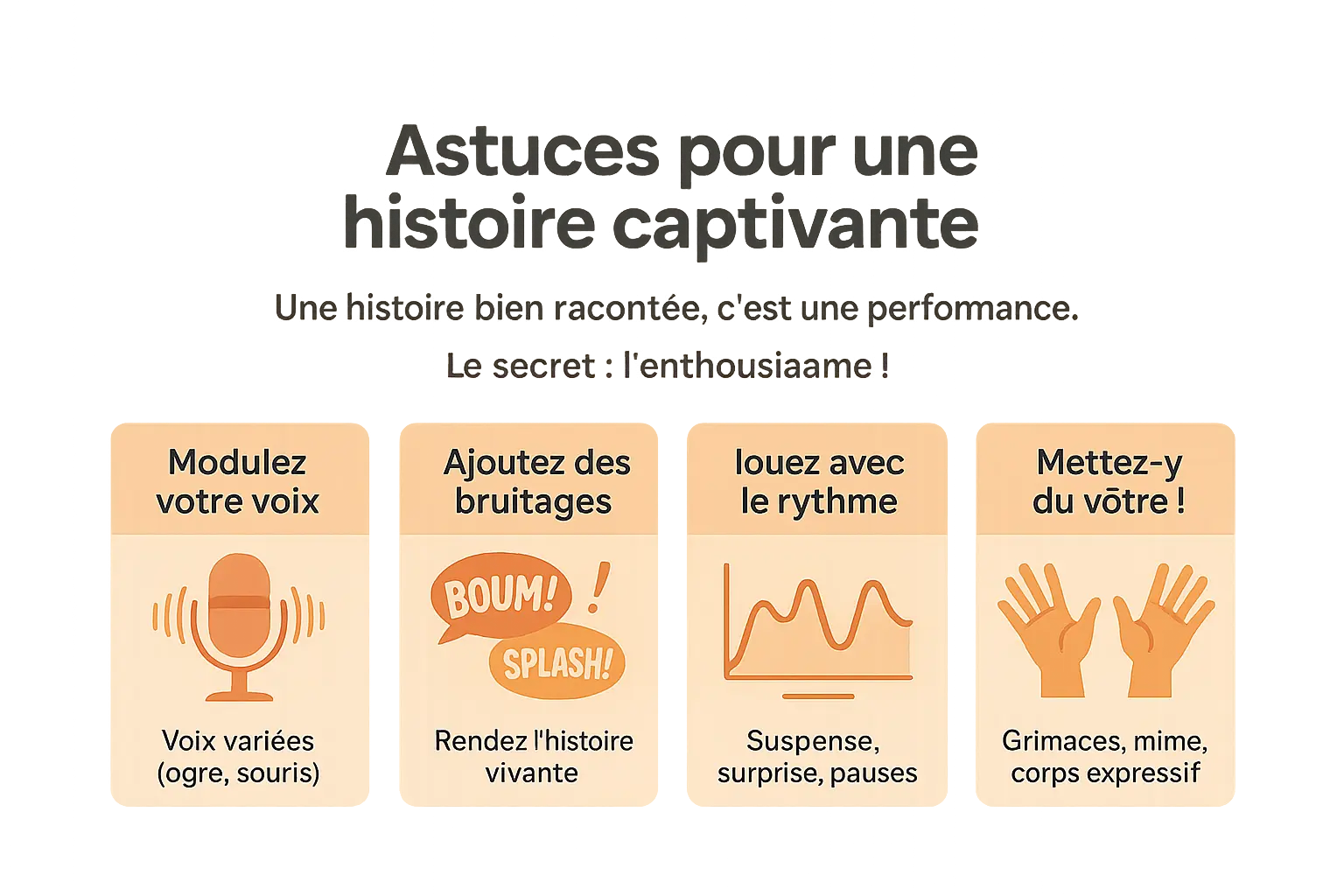 astuces pour une histoire captivante