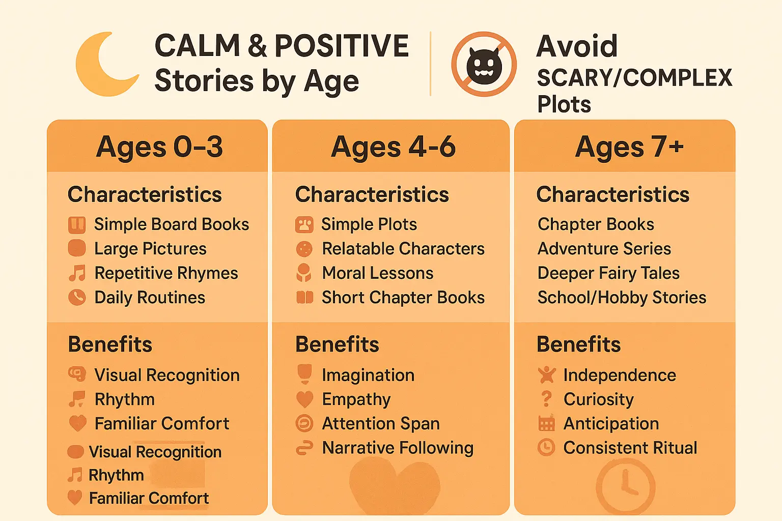 Bedtime Story Guide by Age