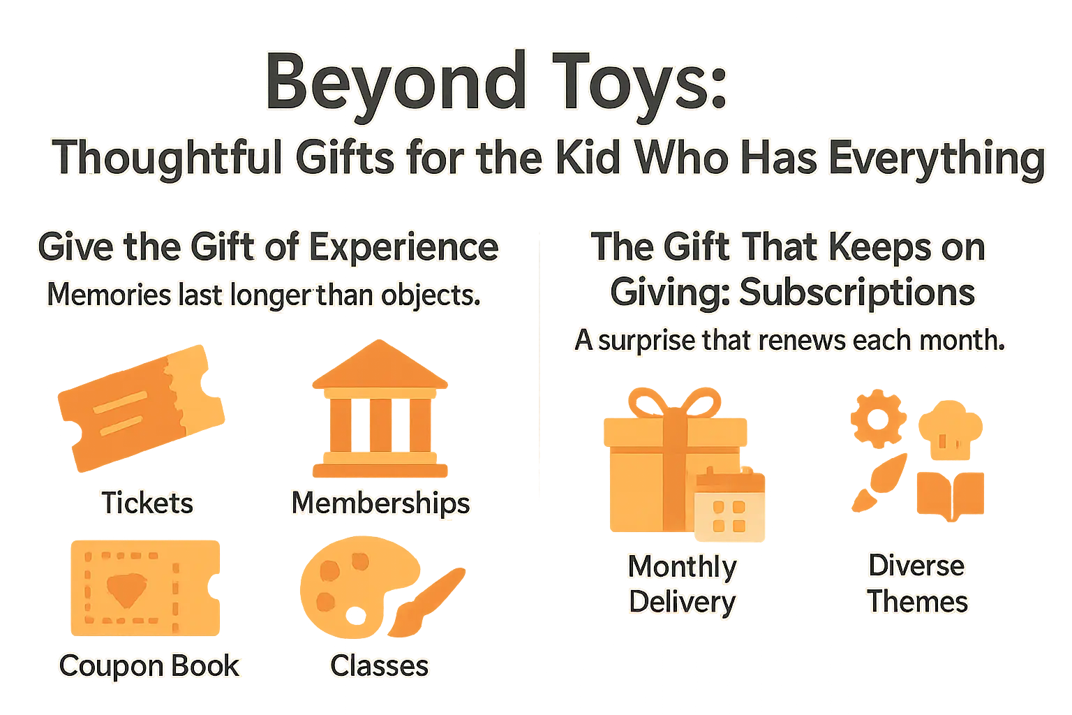 Creative birthday gift ideas for kids