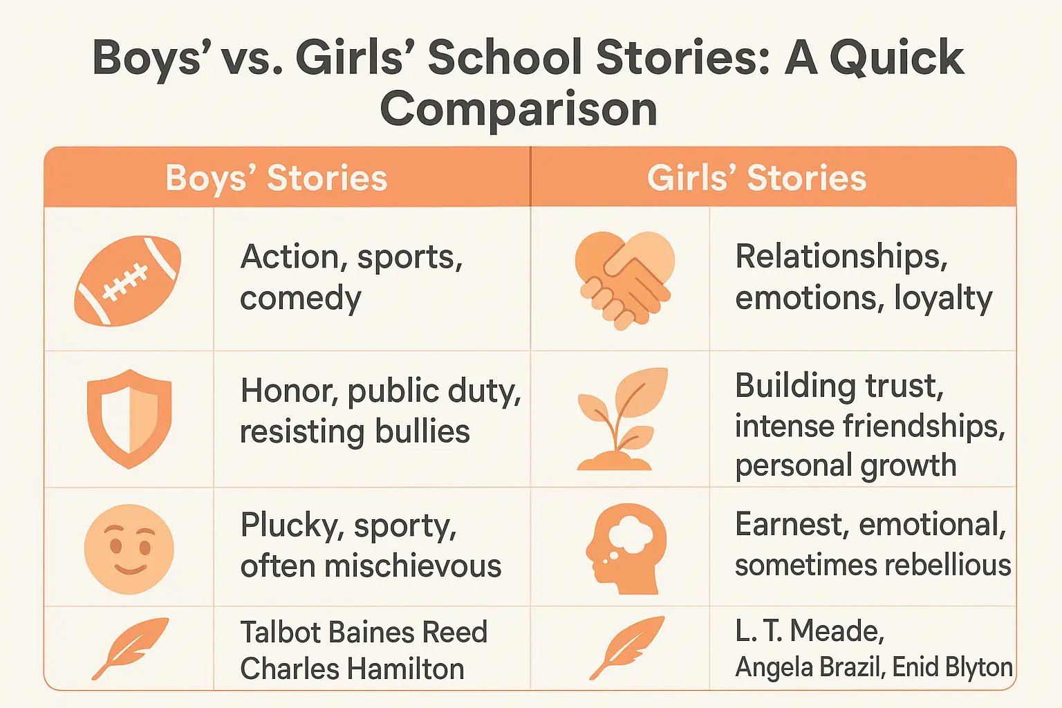 boys vs girls school stories a quick comparison