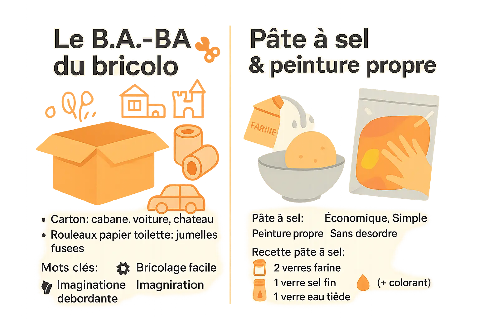 Activités créatives avec des objets recyclés