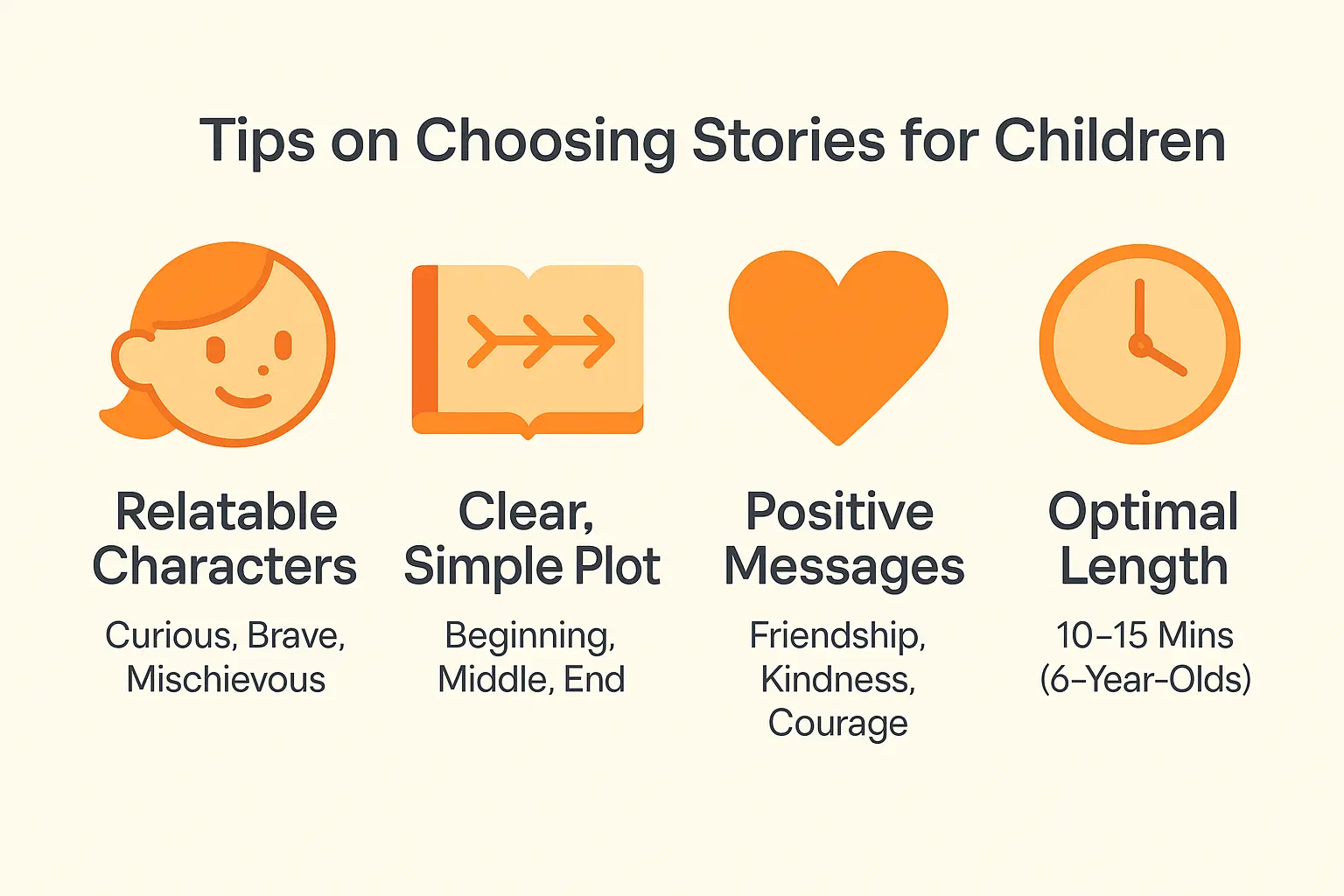 Choosing age-appropriate stories for children