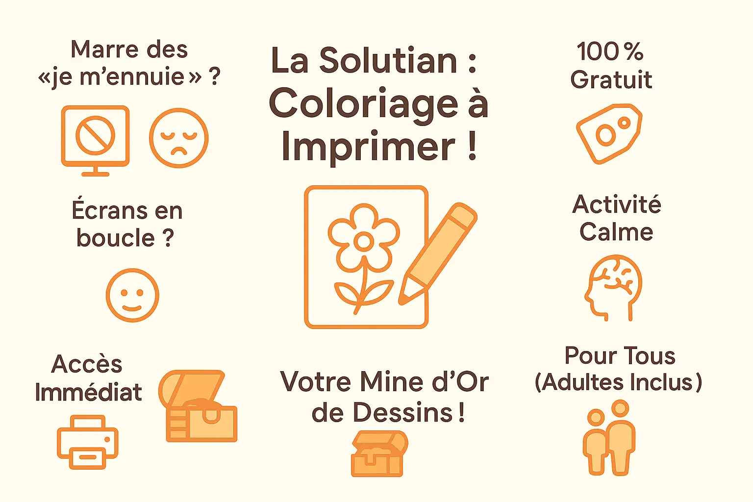 Enfant en train de colorier un dessin de licorne avec des crayons de couleur