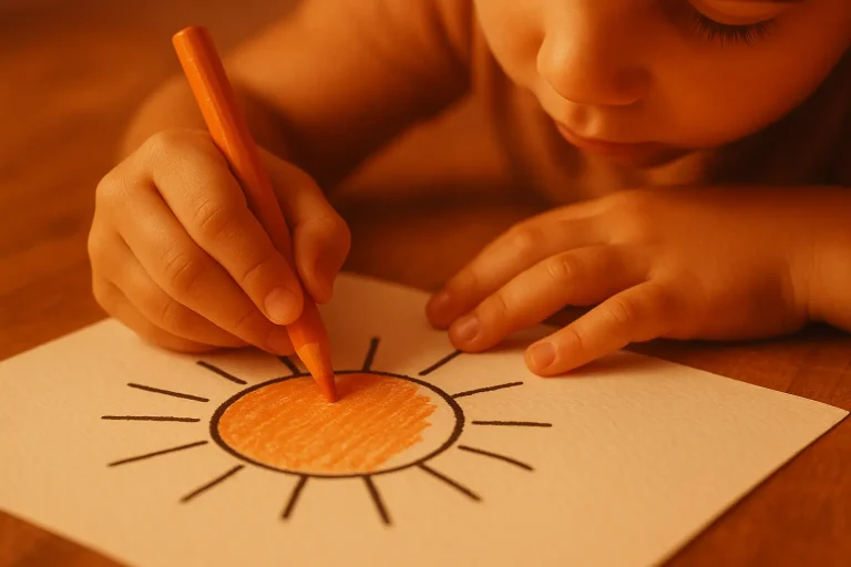 coloriage enfant lart deveiller