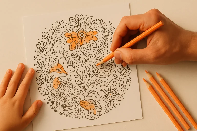 coloriage gratuit detente creative