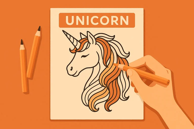 coloriage licorne laissez libre cours a votre art