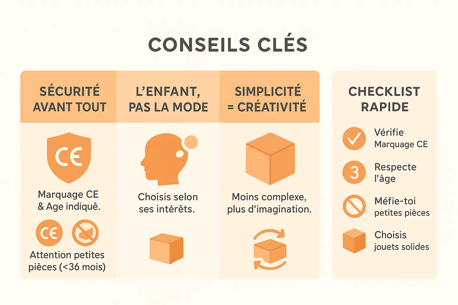 Illustration de jouets éducatifs pour enfants de 3 ans