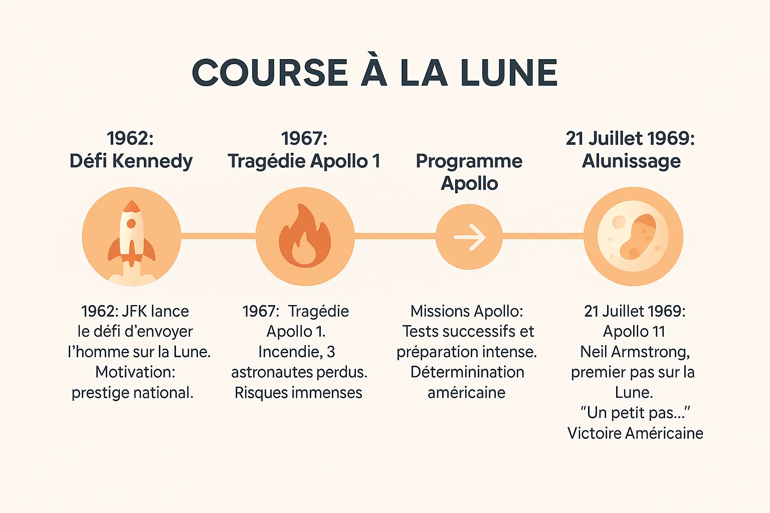Chronologie du programme Apollo
