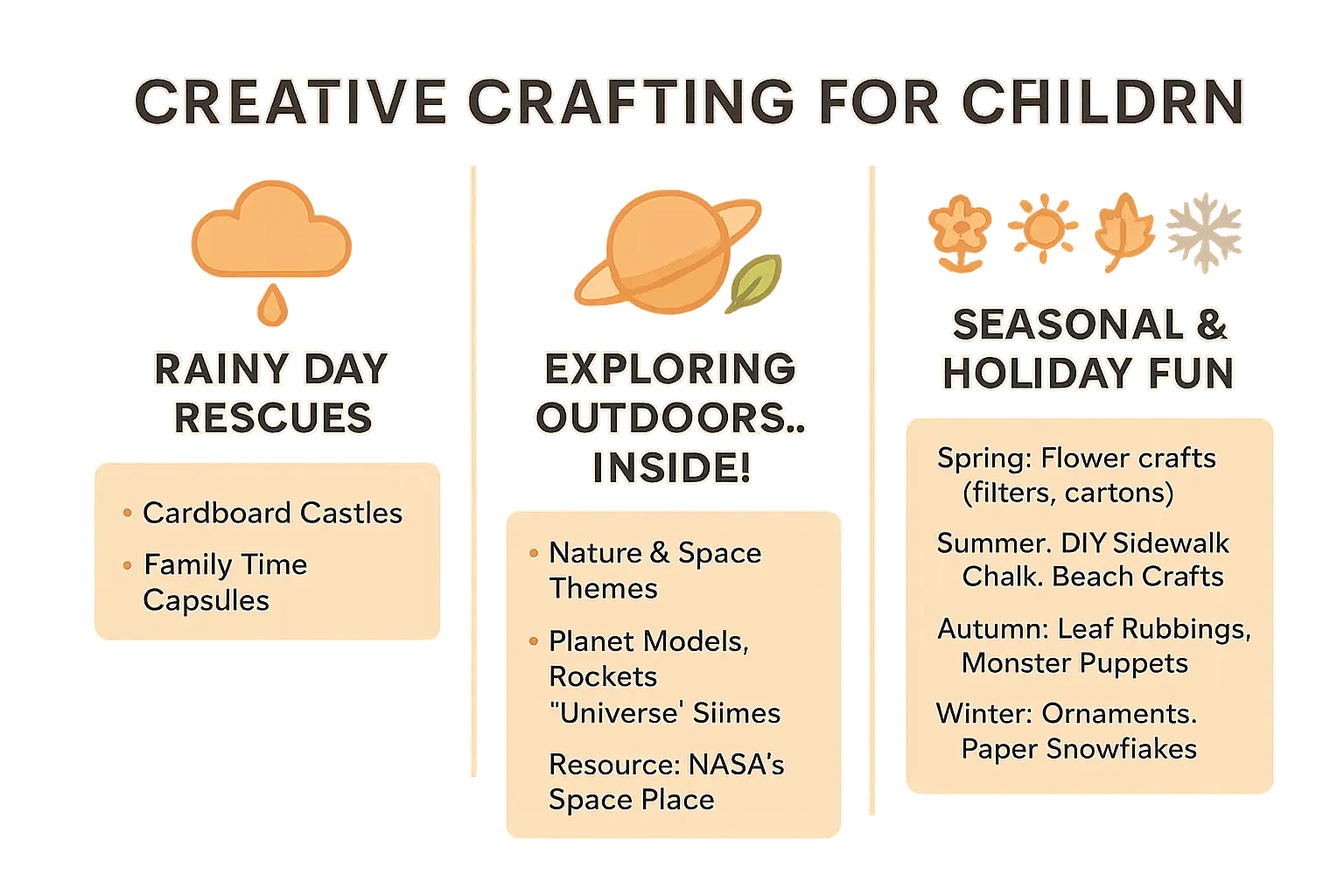 Creative crafting ideas for children
