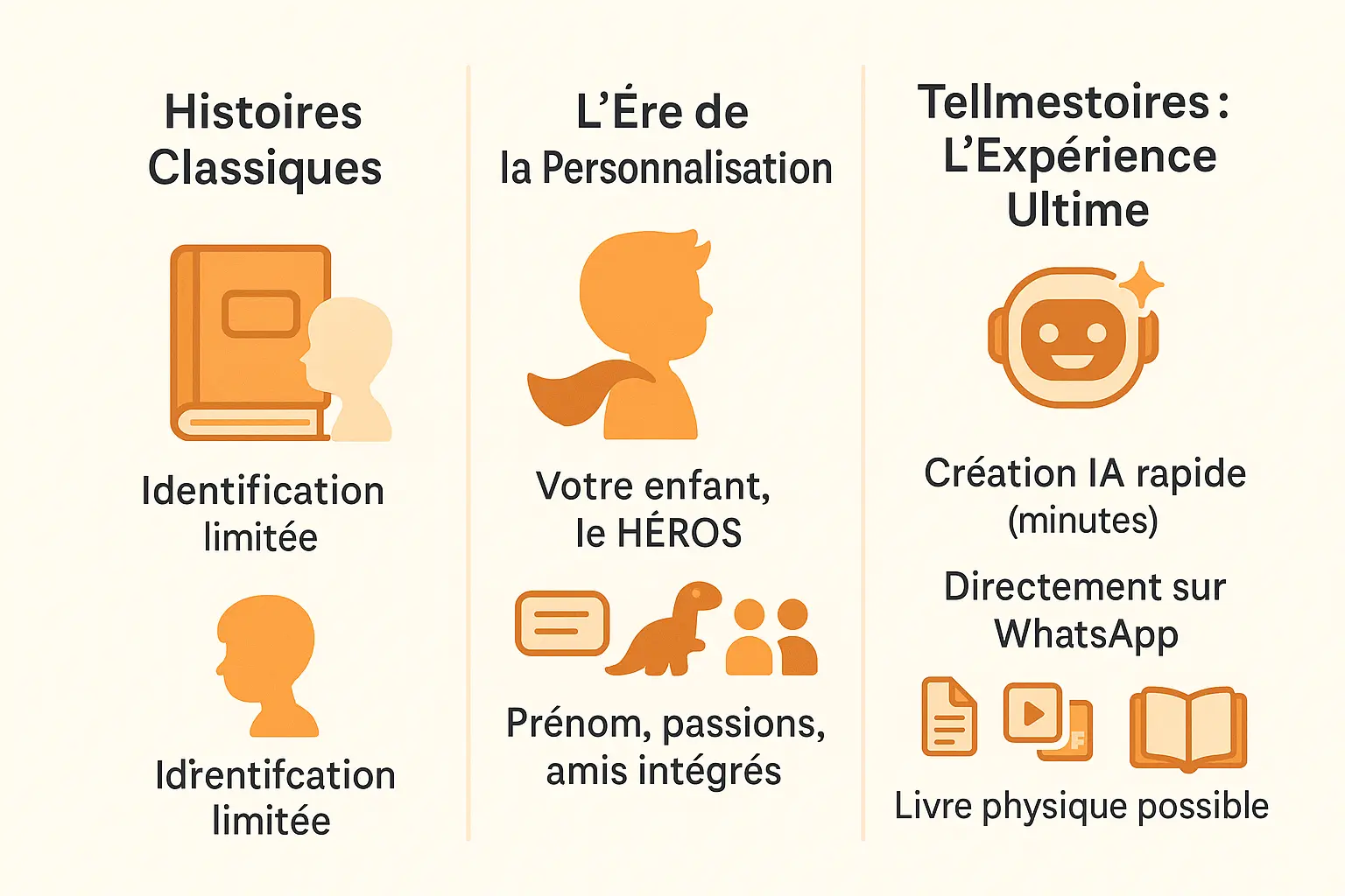 Histoire personnalisée avec Tellmestories