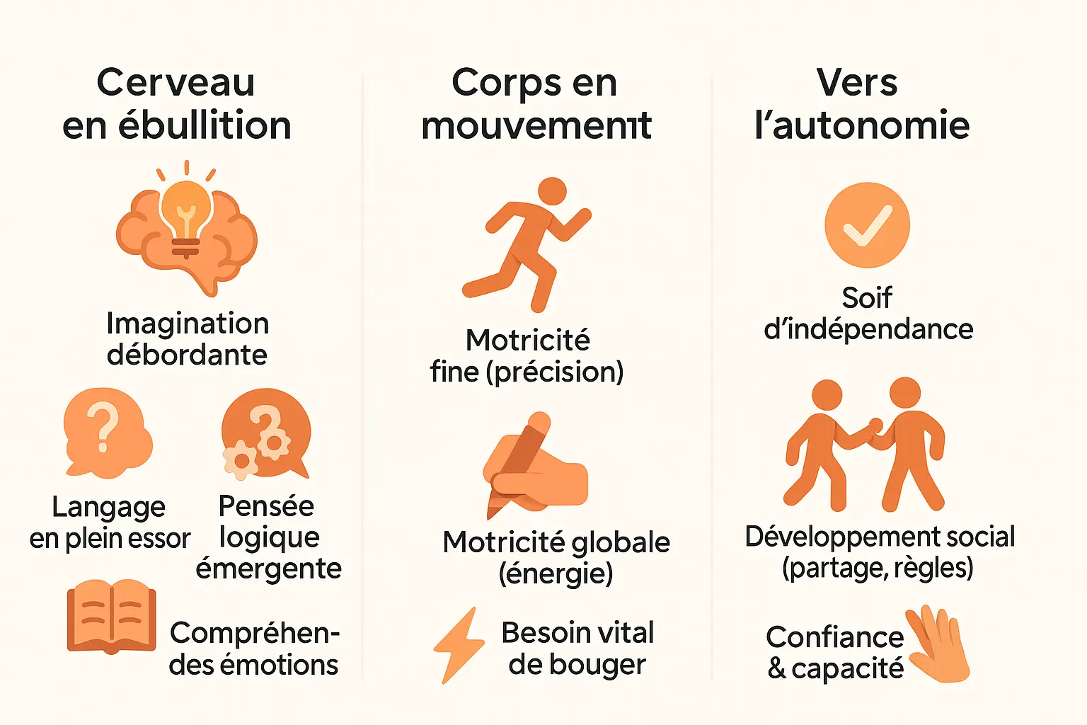 Développement d'un enfant de 4 ans