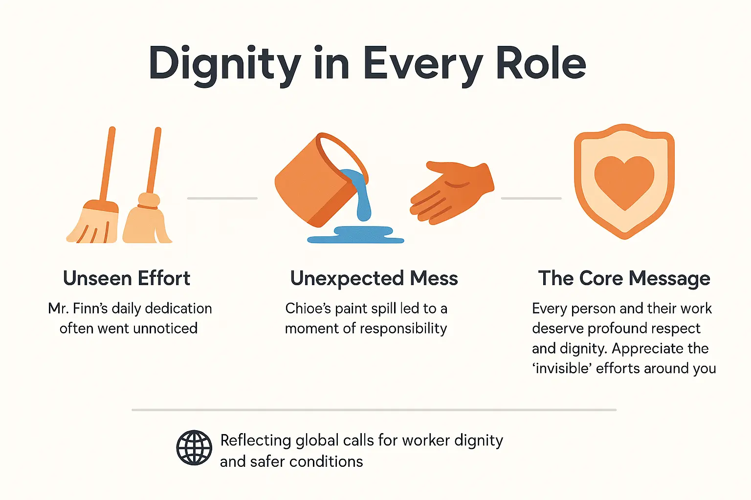 Dignity in every role infographic