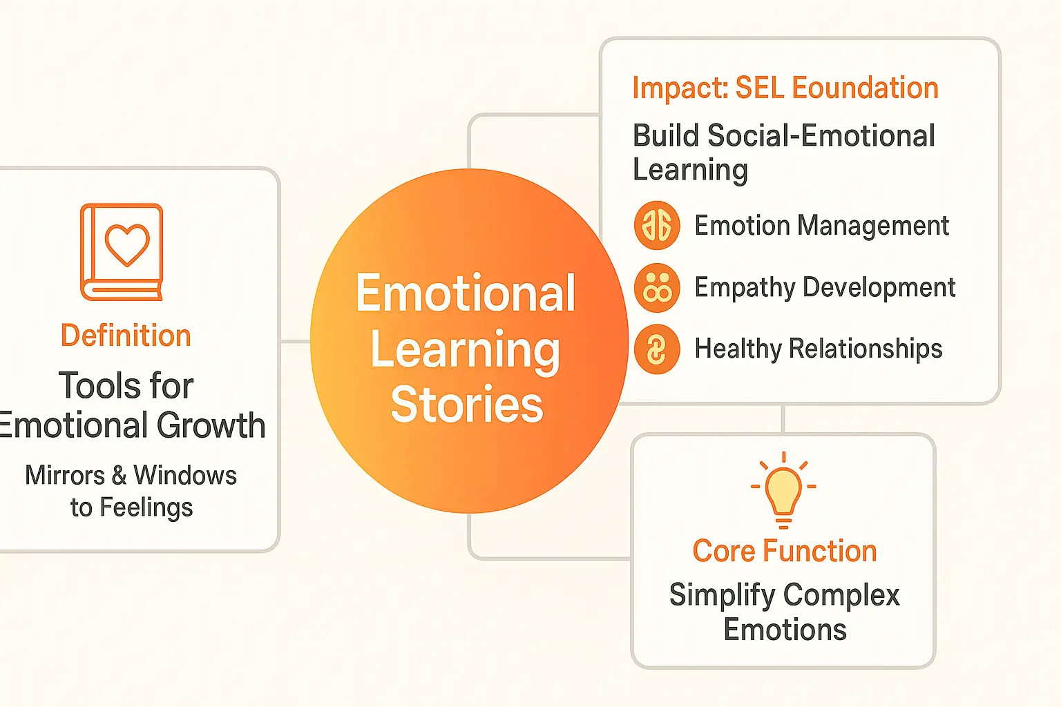 Emotional learning stories: nurturing empathy through sel 1 Emotional learning stories overview visual