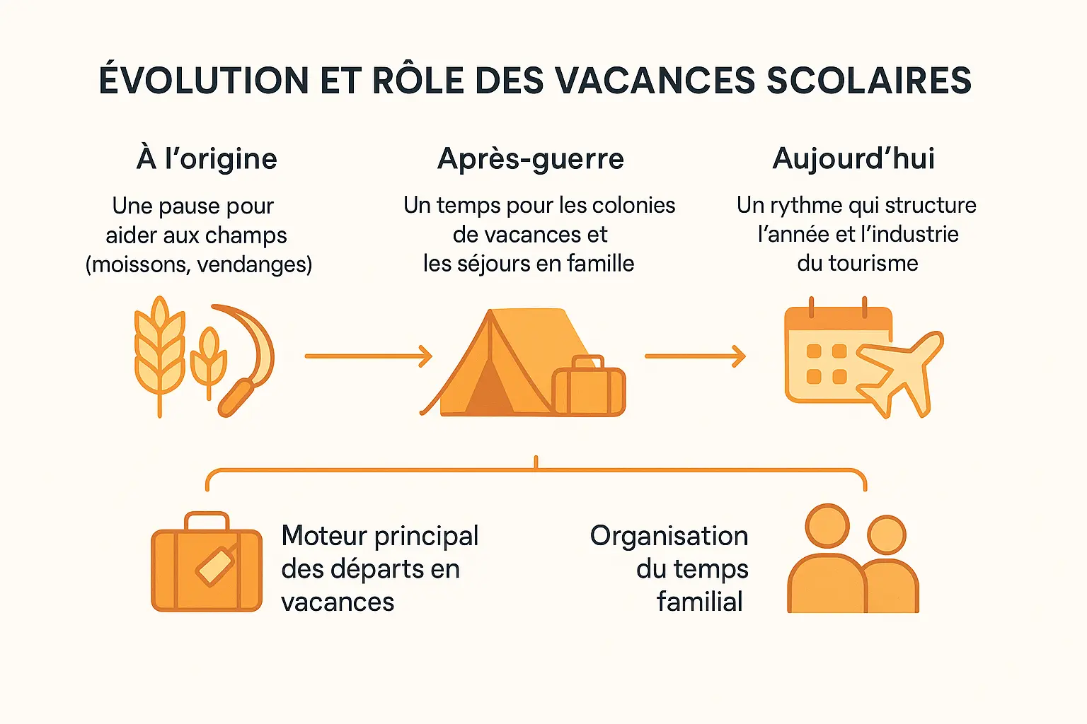 Évolution des vacances scolaires en France
