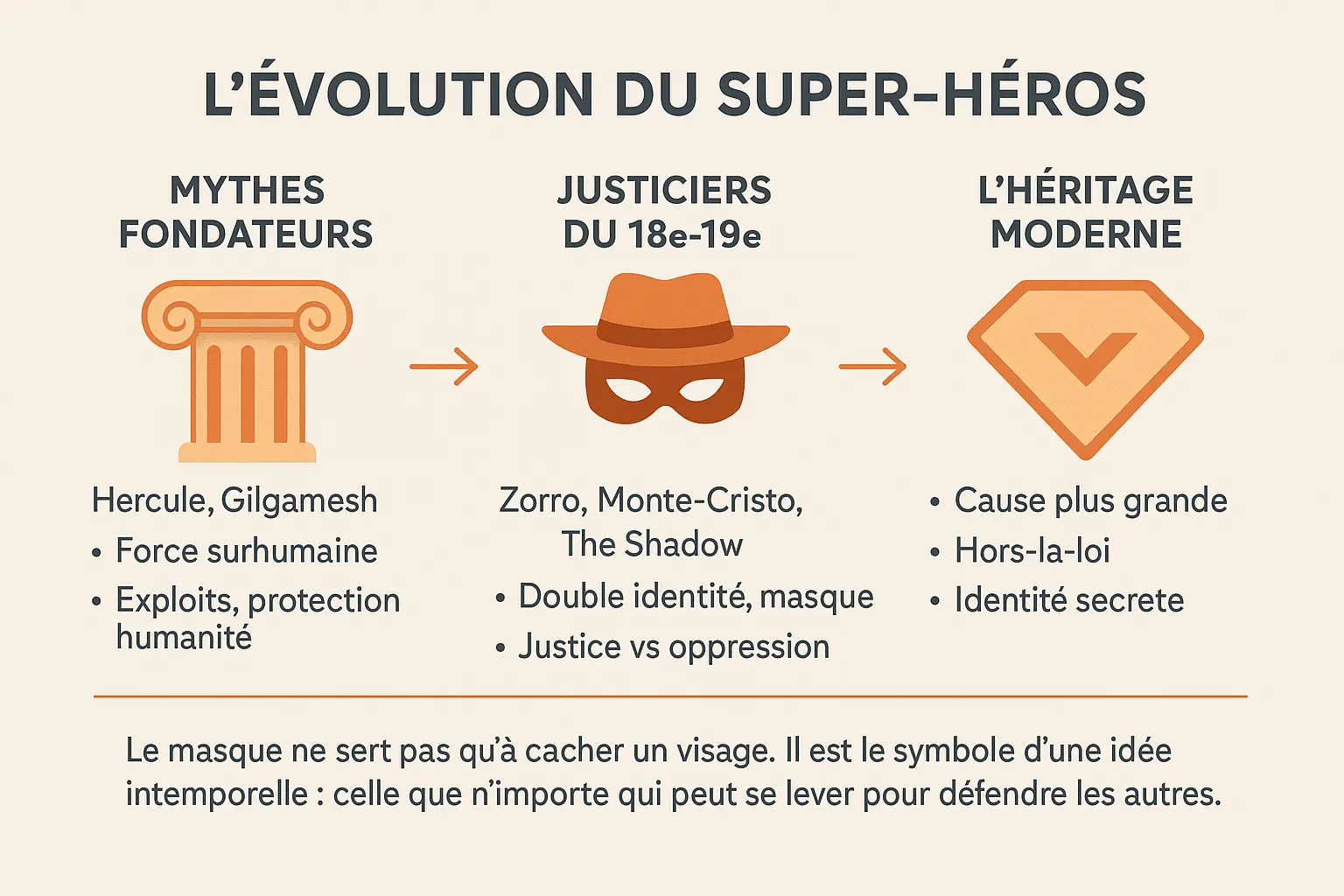 Histoire superhéros : de la mythologie au comic perso 🦸 2 Évolution des super-héros depuis les mythes antiques jusqu'aux comics des années 1930s