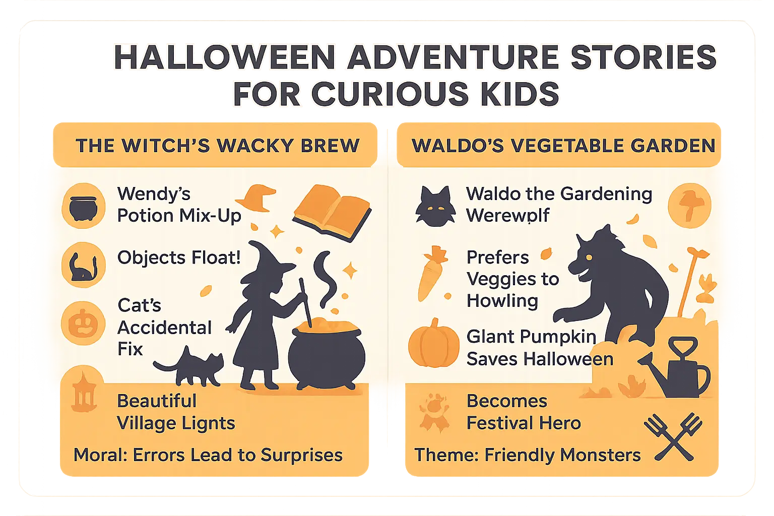 Kids enjoying Halloween stories on a smartphone