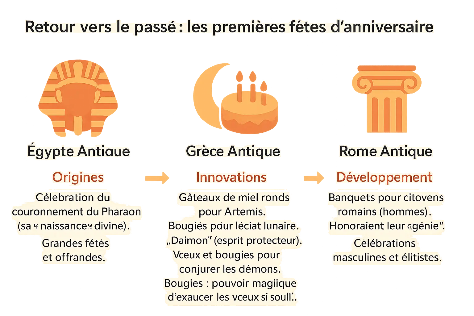 D'où vient la tradition de l'anniversaire ? 🕰️ 2 Illustration des célébrations d'anniversaire anciennes