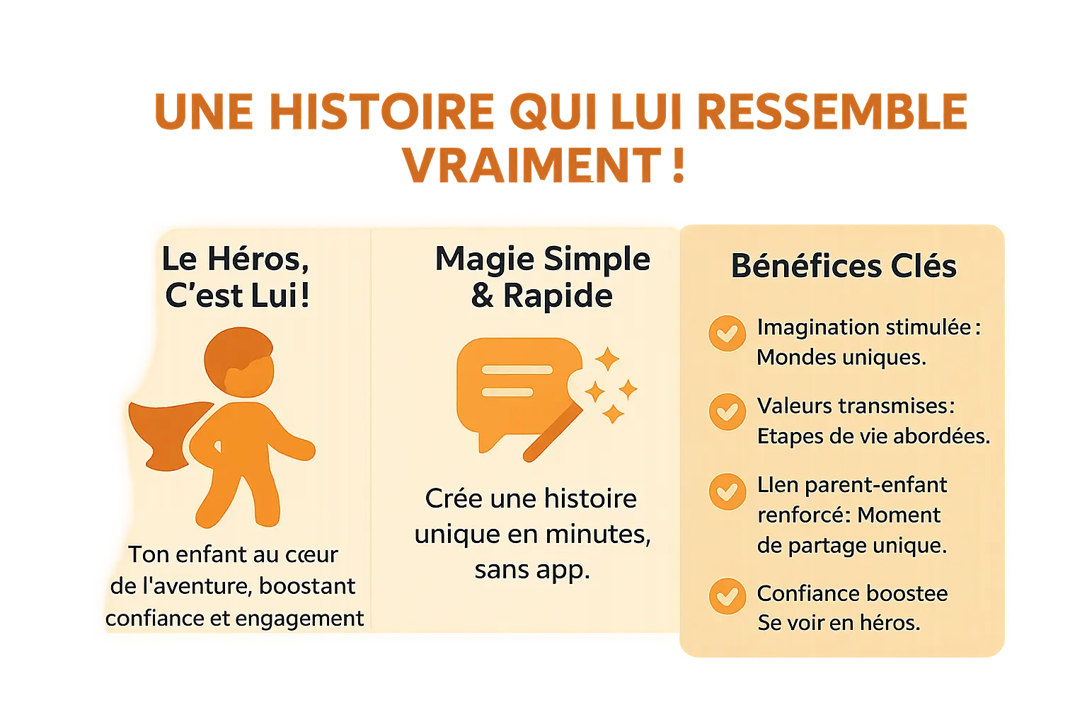 Illustration d'histoires personnalisées pour enfants