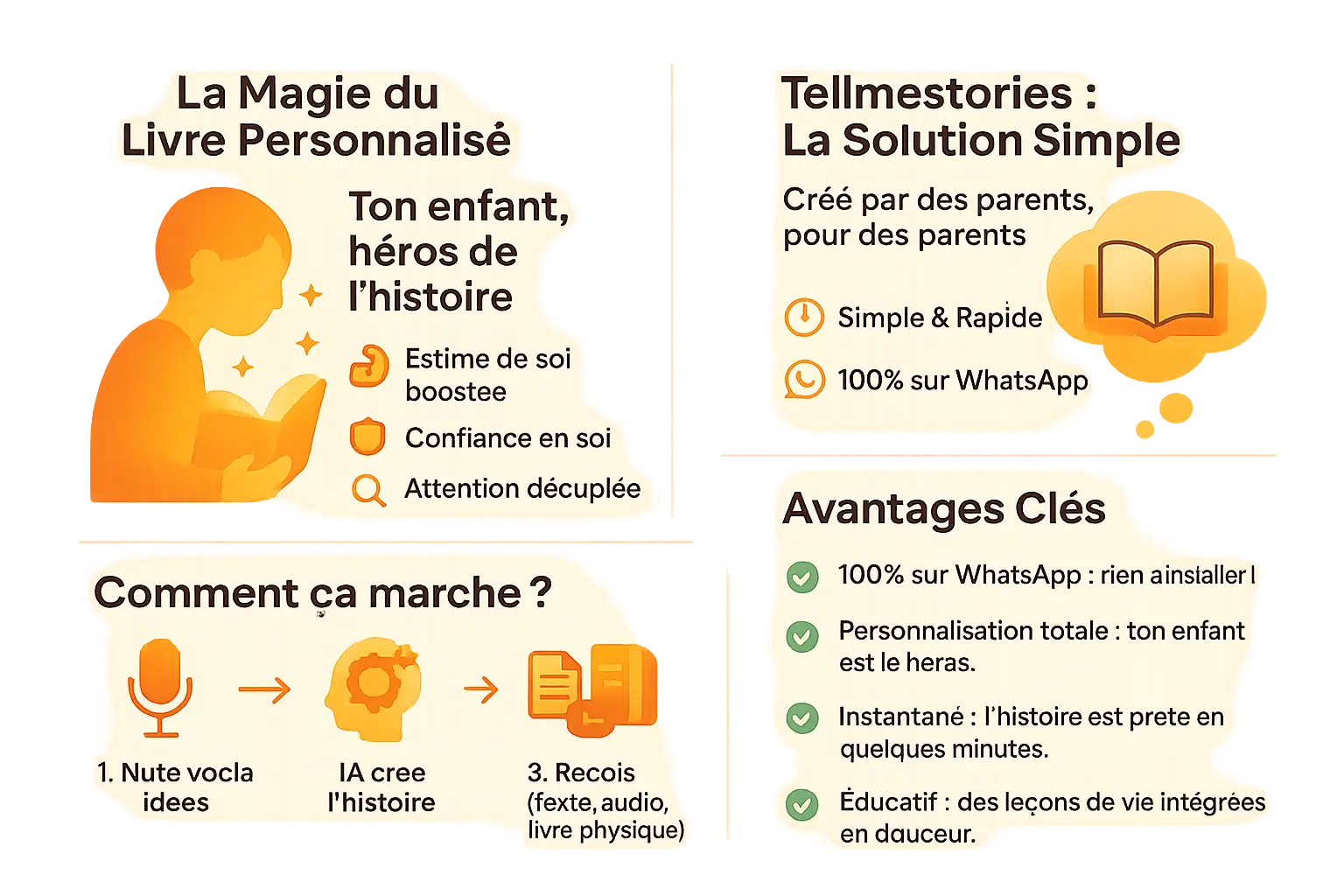 histoires personnalisees pour enfants infographie