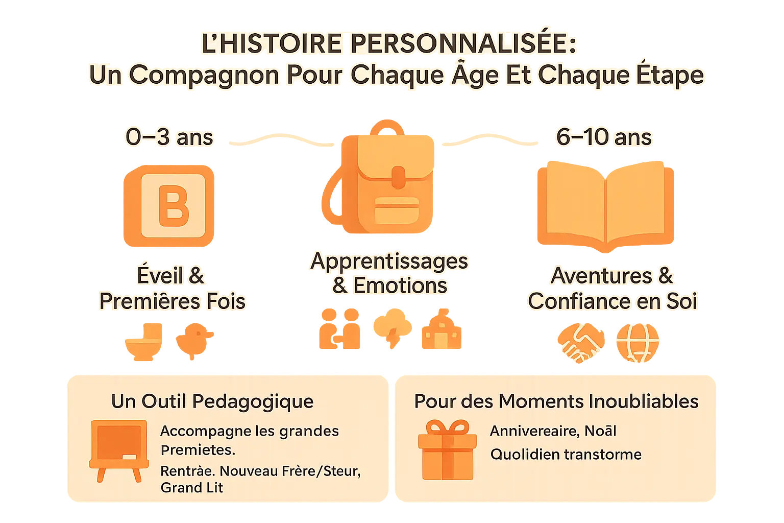 Enfant lisant une histoire personnalisée sur les animaux de la ferme