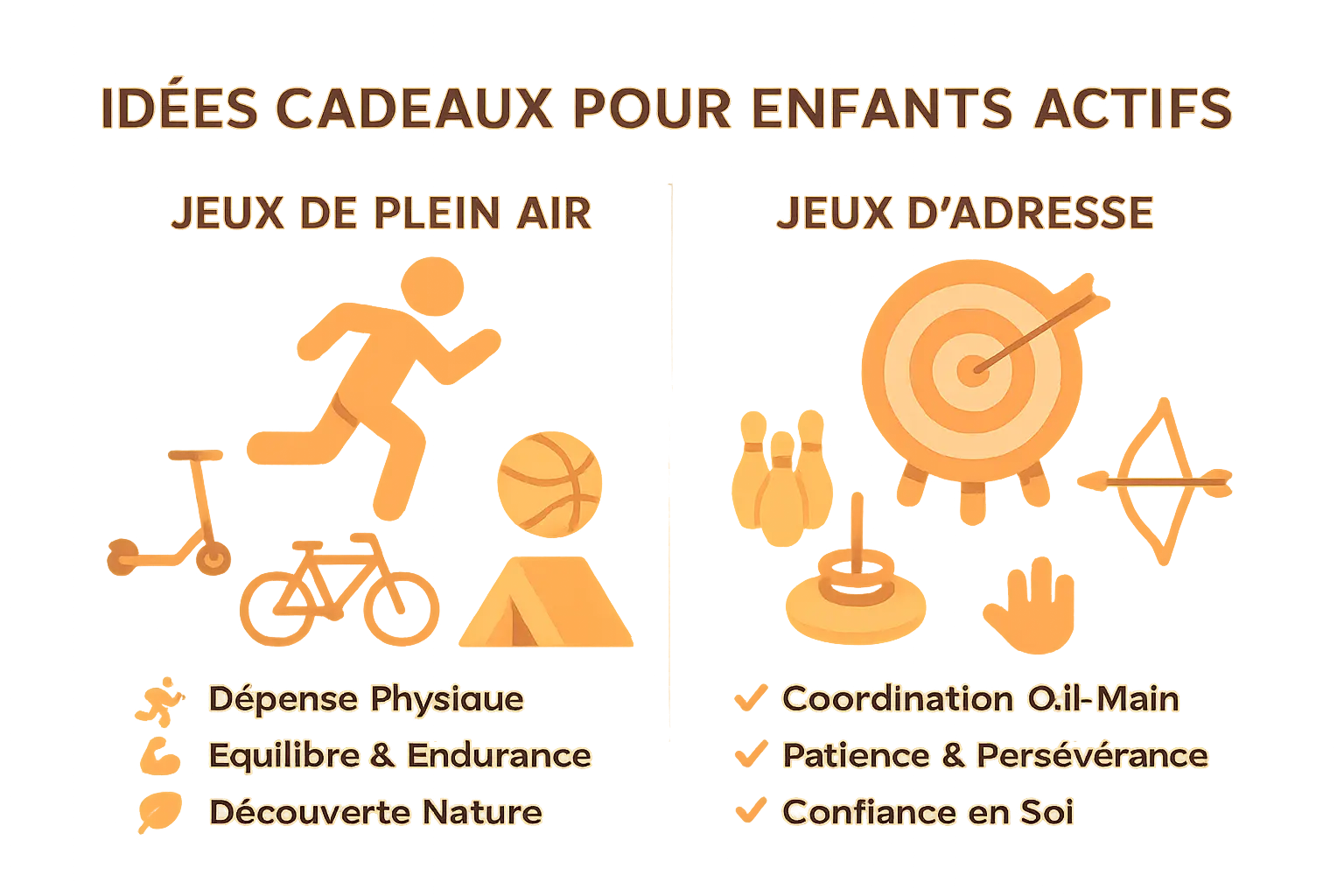 Enfants jouant avec des jeux d'extérieur et d'adresse