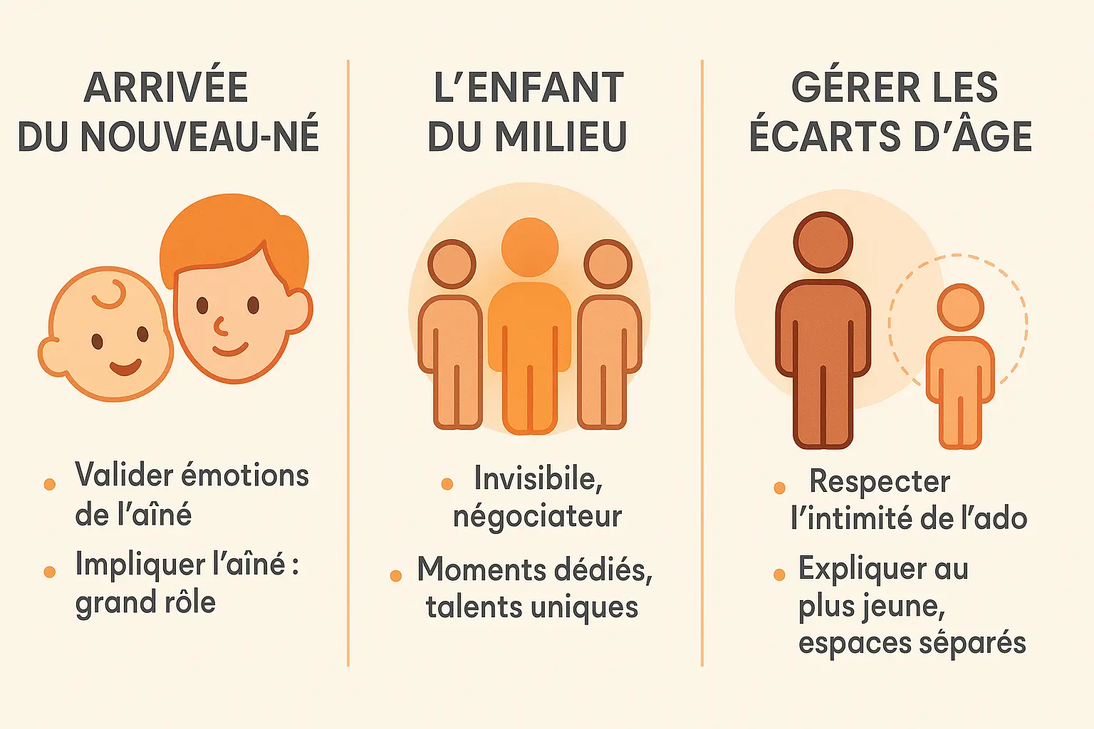 Infographie gestion des dynamiques familiales