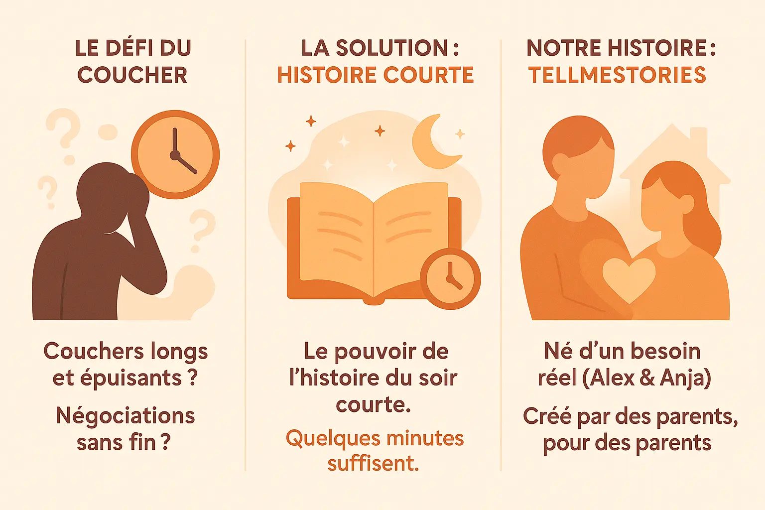 infographie histoires courtes pour des couchers sereins