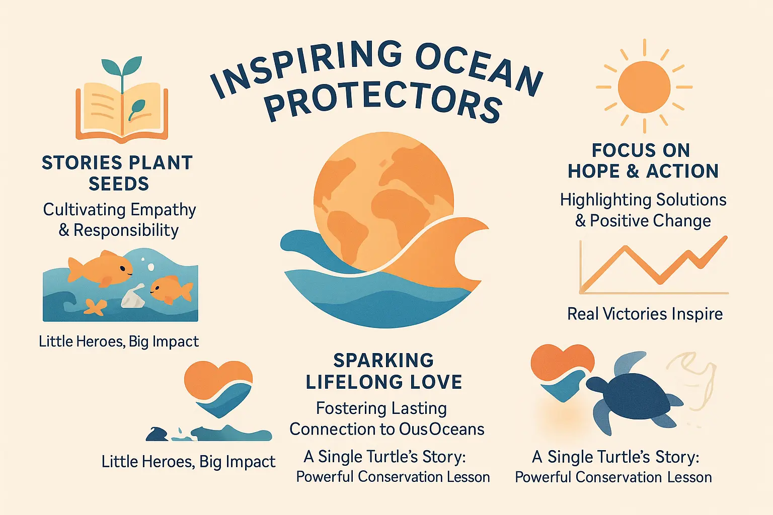 Children exploring marine life through storytelling