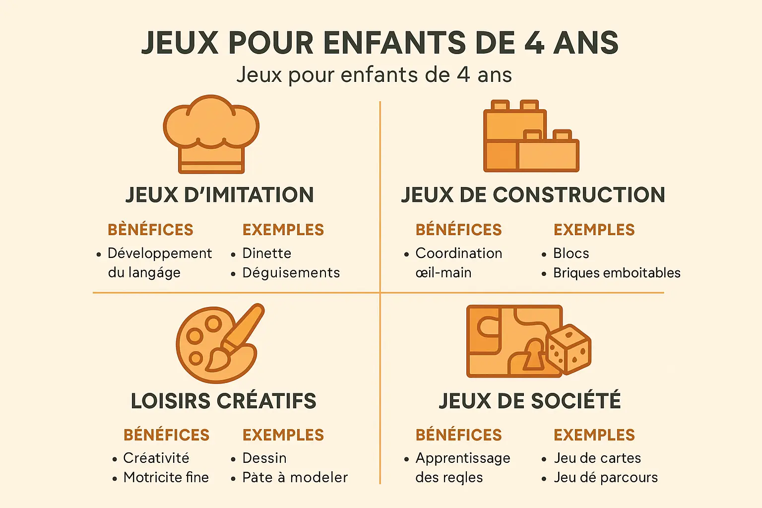 Jeux éducatifs pour enfant de 4 ans