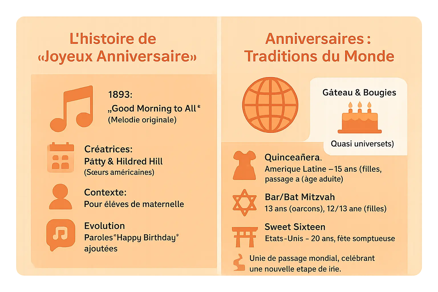D'où vient la tradition de l'anniversaire ? 🕰️ 5 Illustration des traditions d'anniversaire à travers le monde