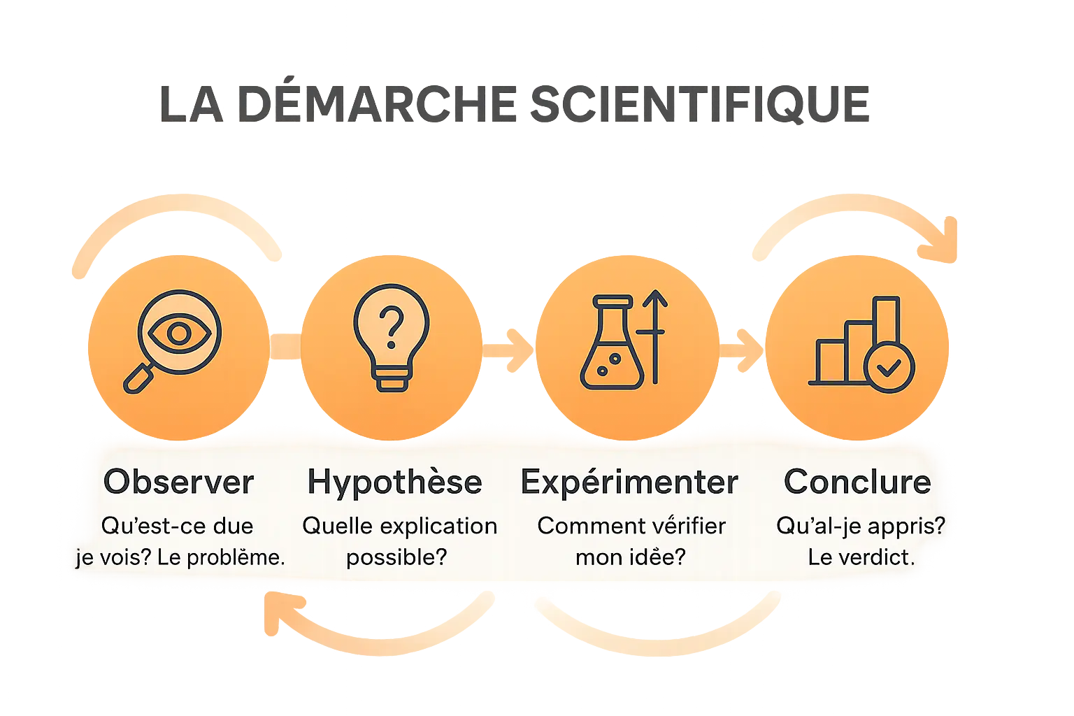 Guide visuel de la démarche scientifique