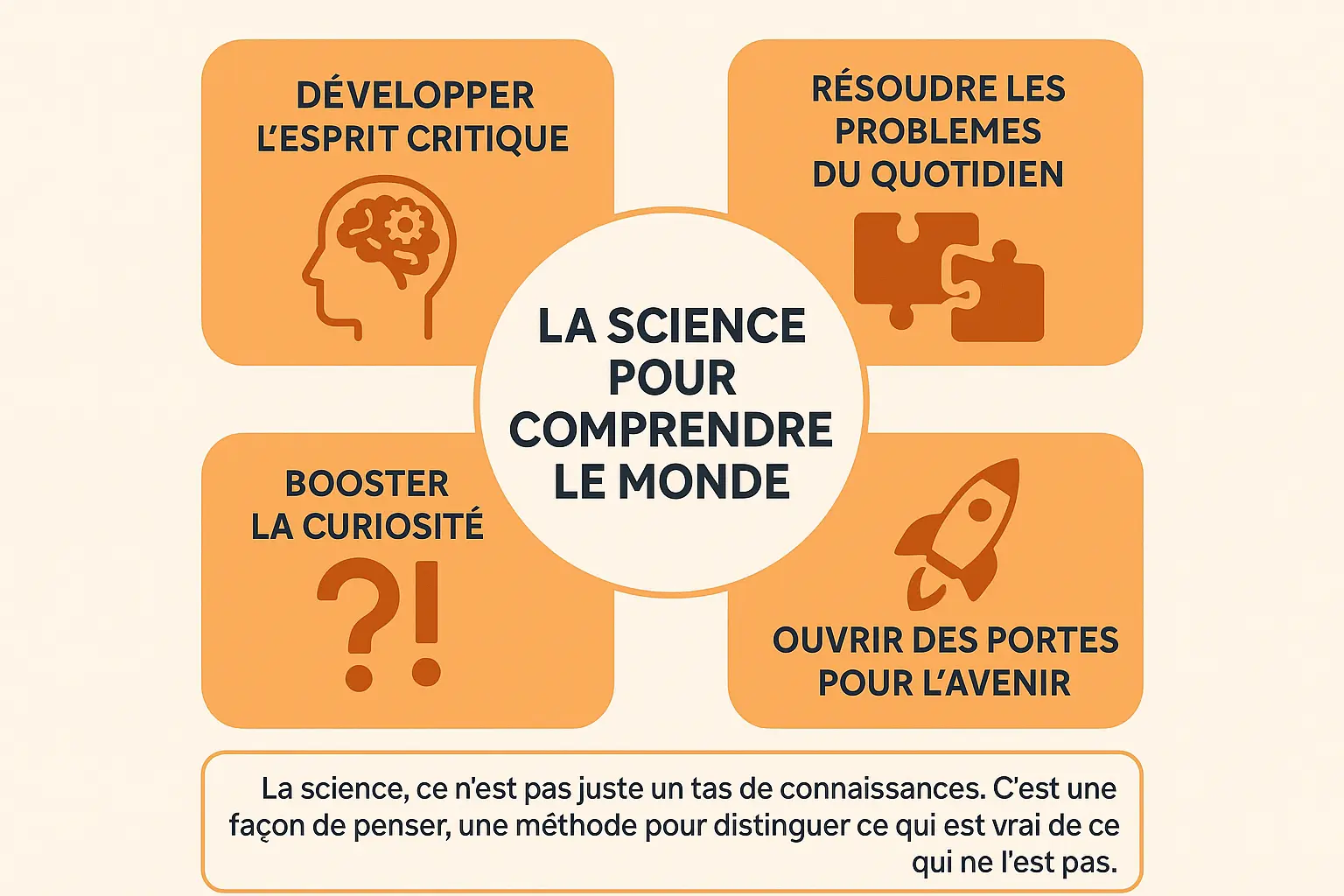 Enfant curieux observant le ciel étoilé, symbole de découverte scientifique