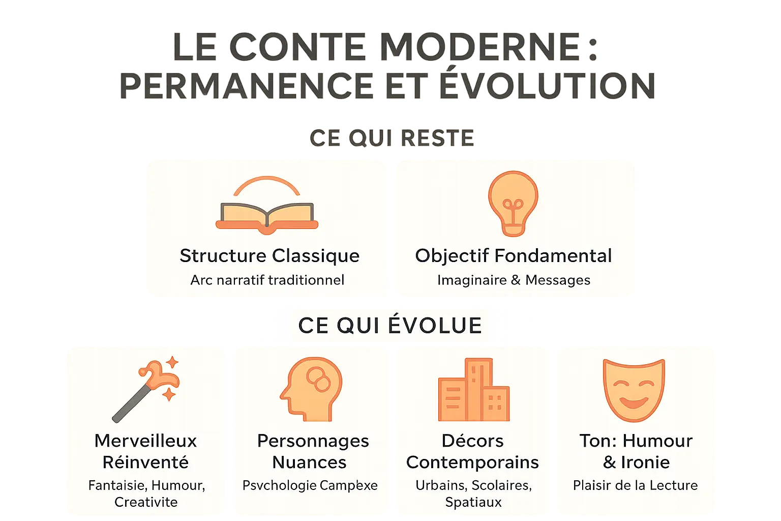 Illustration du conte moderne