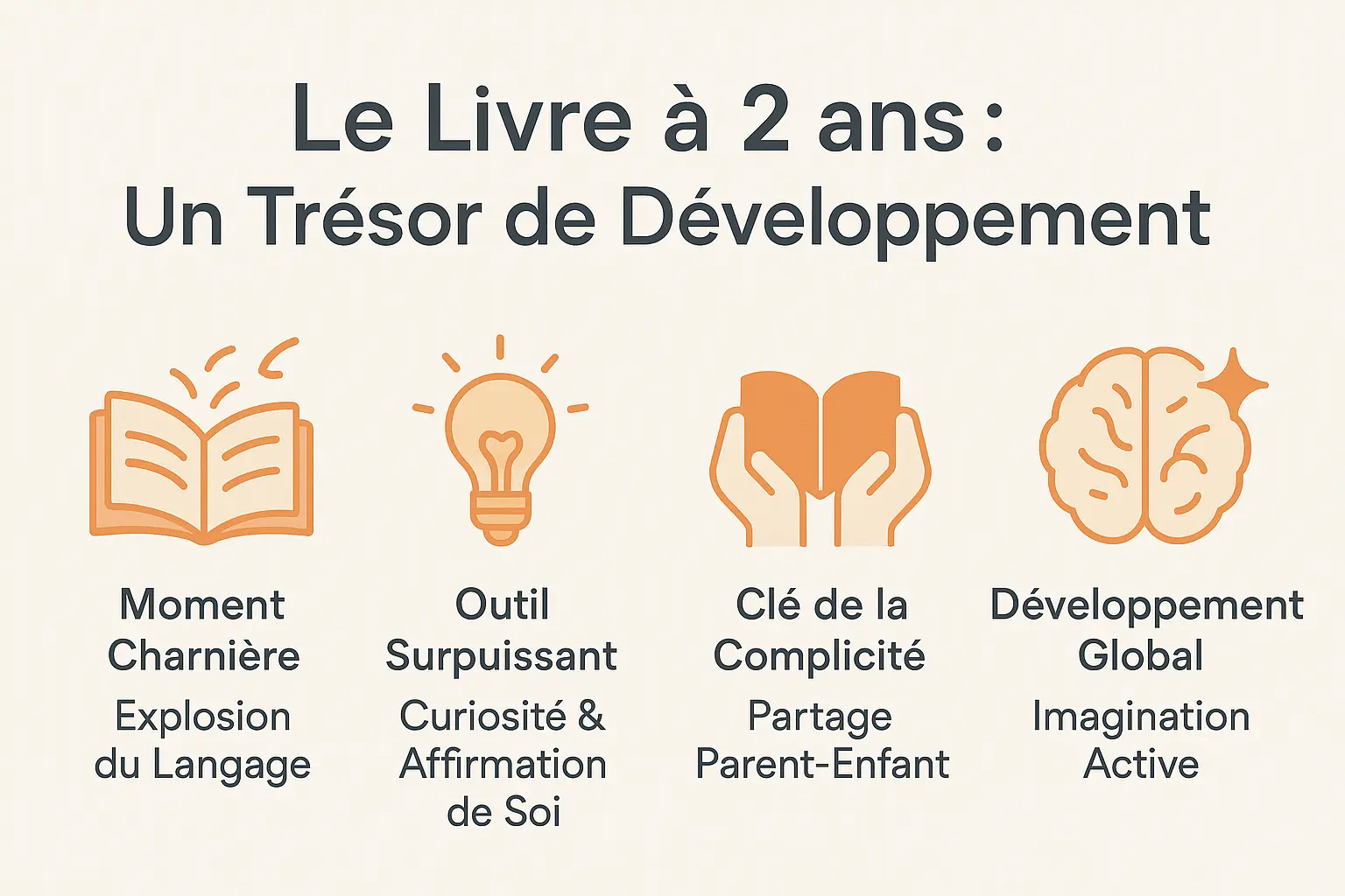 Illustration d'enfants de 2 ans lisant un livre interactif avec des textures et des couleurs vives