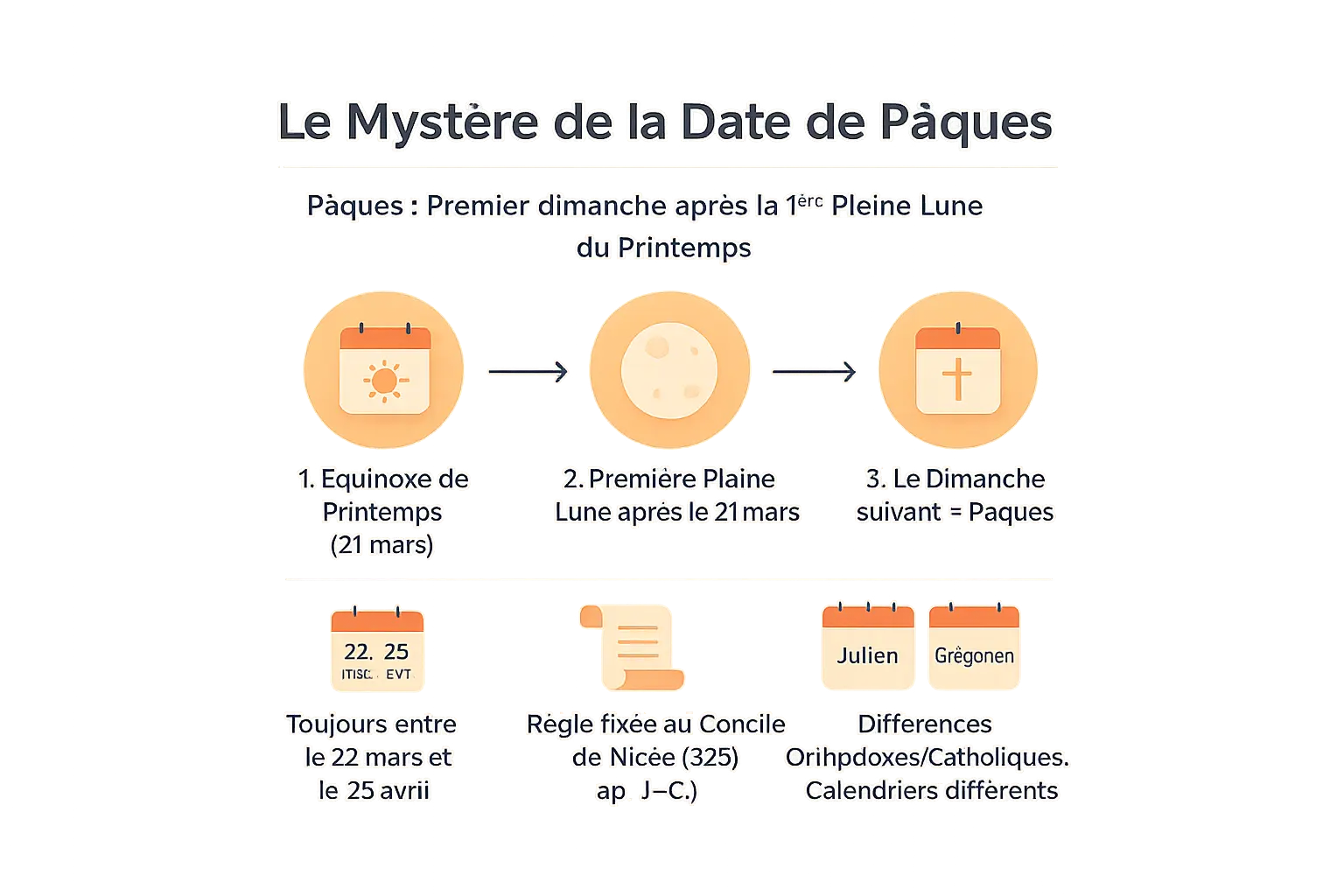 L'histoire de Pâques 🐣 : de Pâque juive aux œufs chocolat 6 Le mystère de la date de Pâques