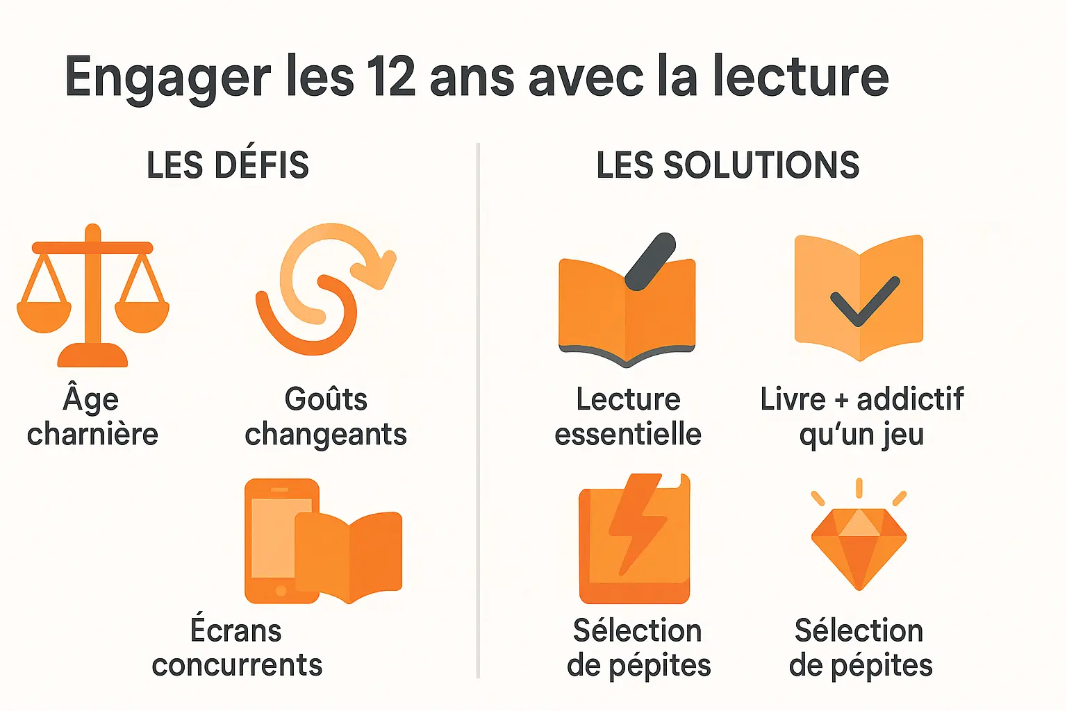Livre enfant 12 ans qui va scotcher ton pré-ado 📚 1 Illustration d'un enfant plongé dans un livre d'aventures captivant